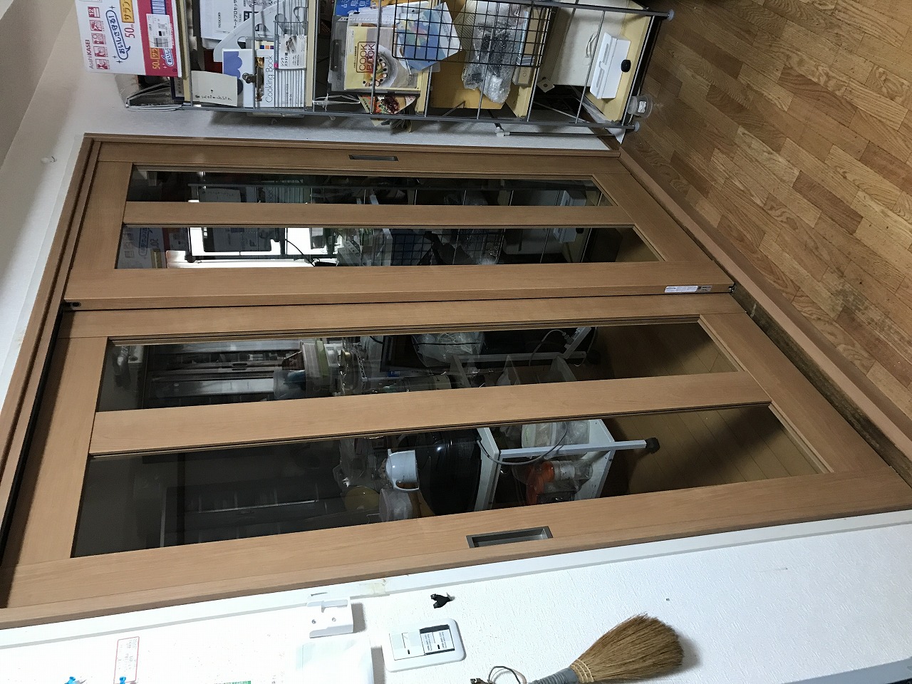 LDKに間仕切りを取り付けました 画像